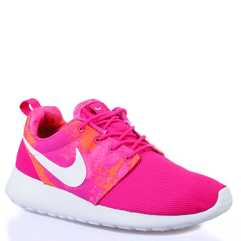 Баскетбольные Nike Кроссовки Nike WMNS Rosherun Print (599432-613)  - цена, описание, фото 1