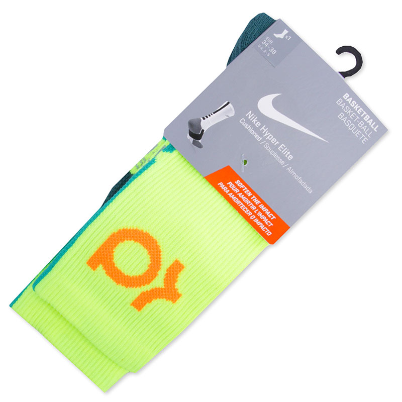 

Носки Nike, KD Hyper Elite Basketball Crew, Зеленый