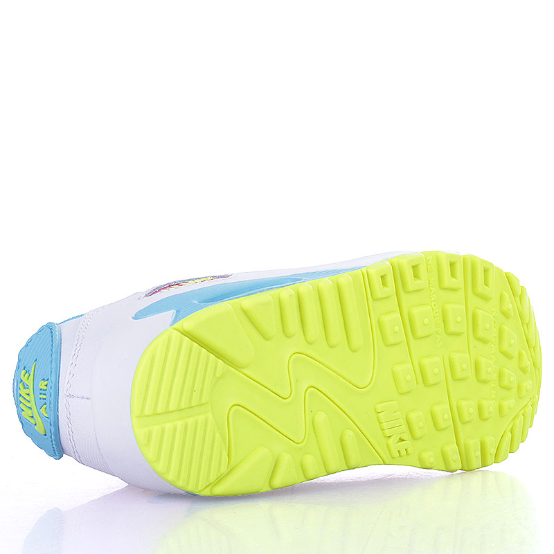 детские белые кроссовки Nike Air Max 90 2007 (PS) 345018-123 - цена, описание, фото 4