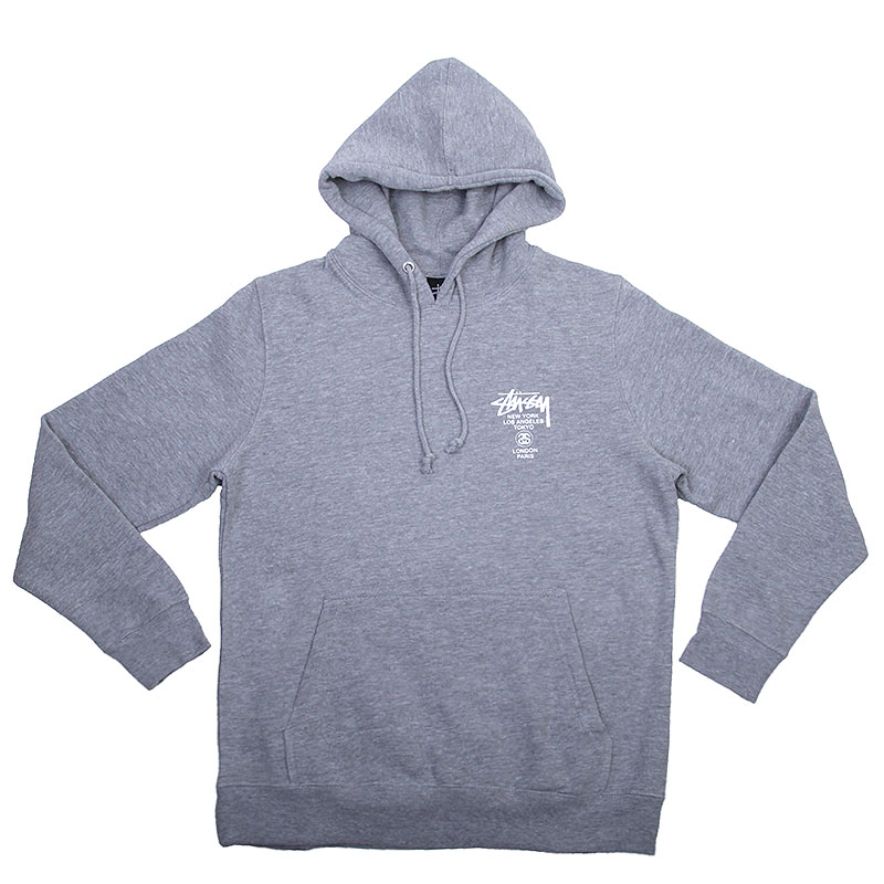 Stussy Толстовка (1923536-grey heather)  - цена, описание, фото 1