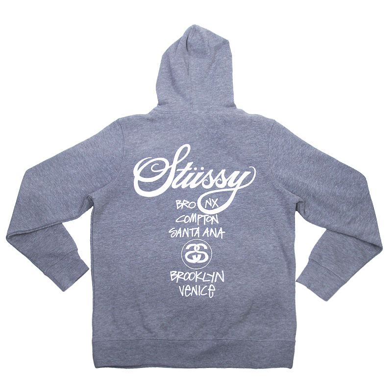 Stussy Толстовка (1923536-grey heather)  - цена, описание, фото 2