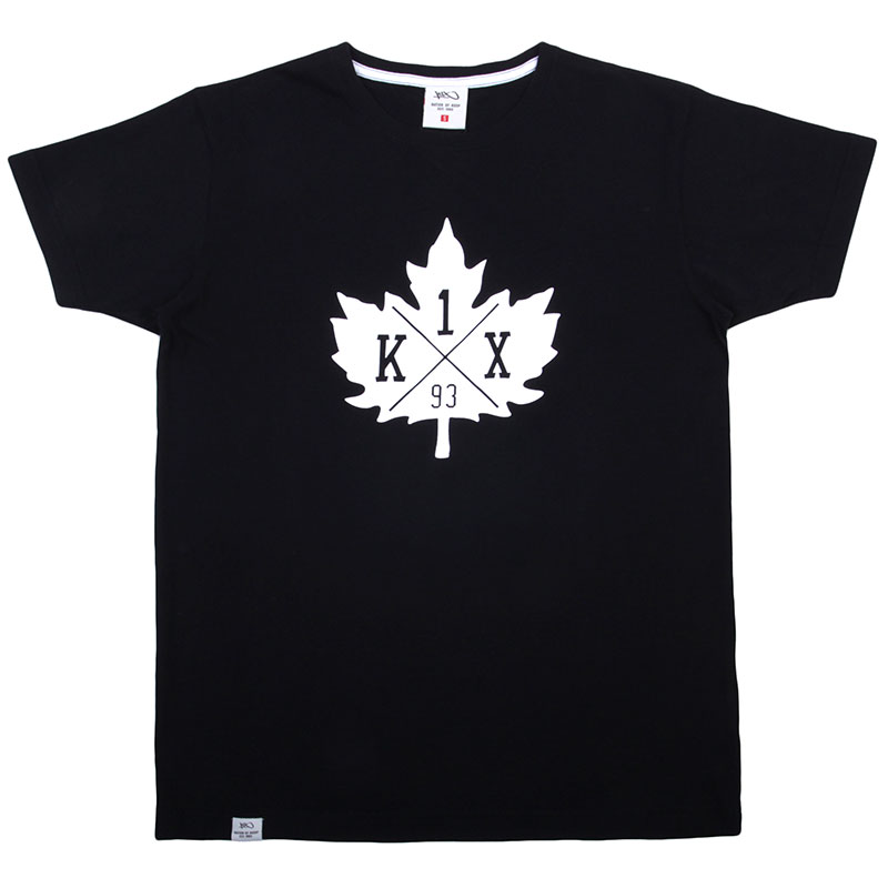мужская черная футболка K1X Leaf Crest Tee 1200-0701/0010 - цена, описание, фото 1