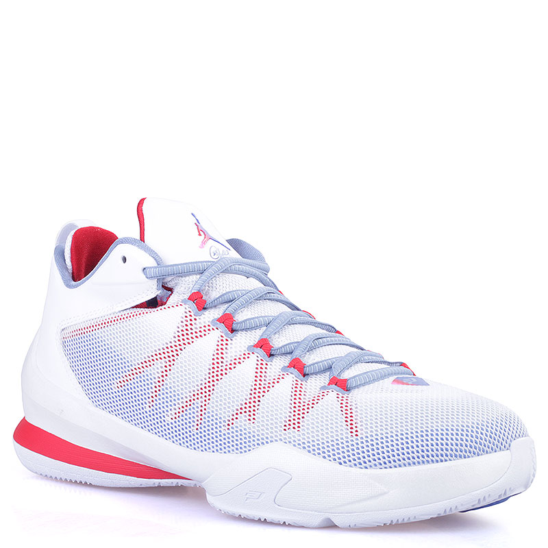 мужские белые баскетбольные кроссовки Jordan CP3.VIII AE 725173-107 - цена, описание, фото 1
