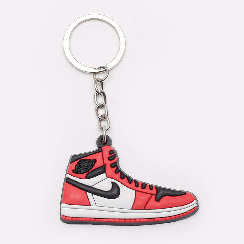 Брелок Без бренда AJ 1 (№26-AJ1-wht/red)  - цена, описание, фото 1