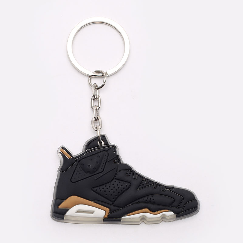  черный брелок Без бренда AJ 6 №43-AJ6-blk/gold - цена, описание, фото 1