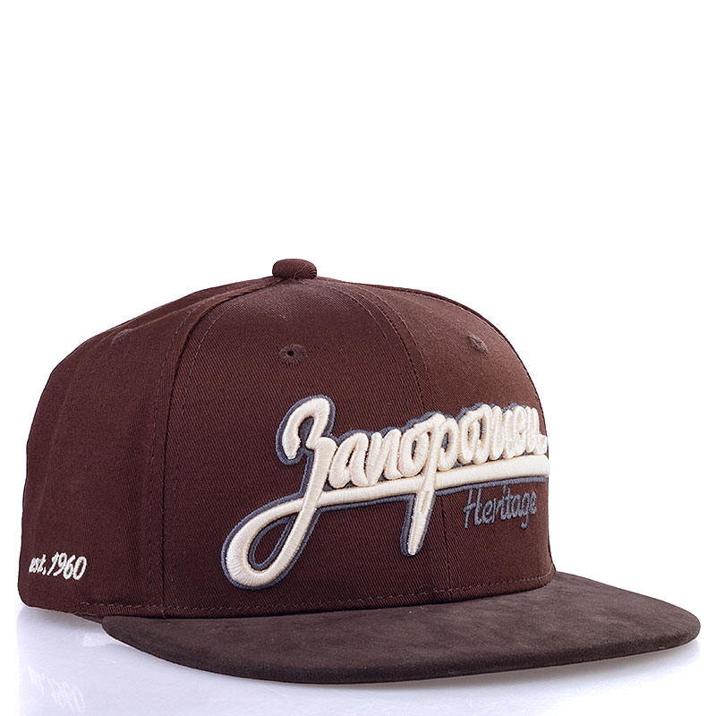  коричневая кепка Запорожец heritage Классическая Кл Снэп SS15-brown - цена, описание, фото 1