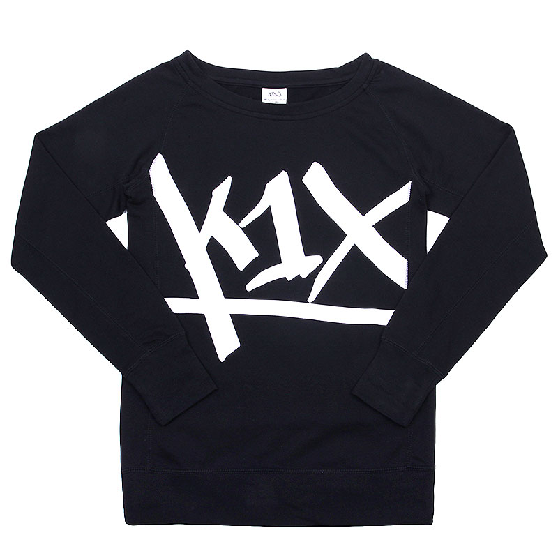 женская черная толстовка K1x wmns Tag Longsleeve Tee 6300-0087/0010 - цена, описание, фото 1