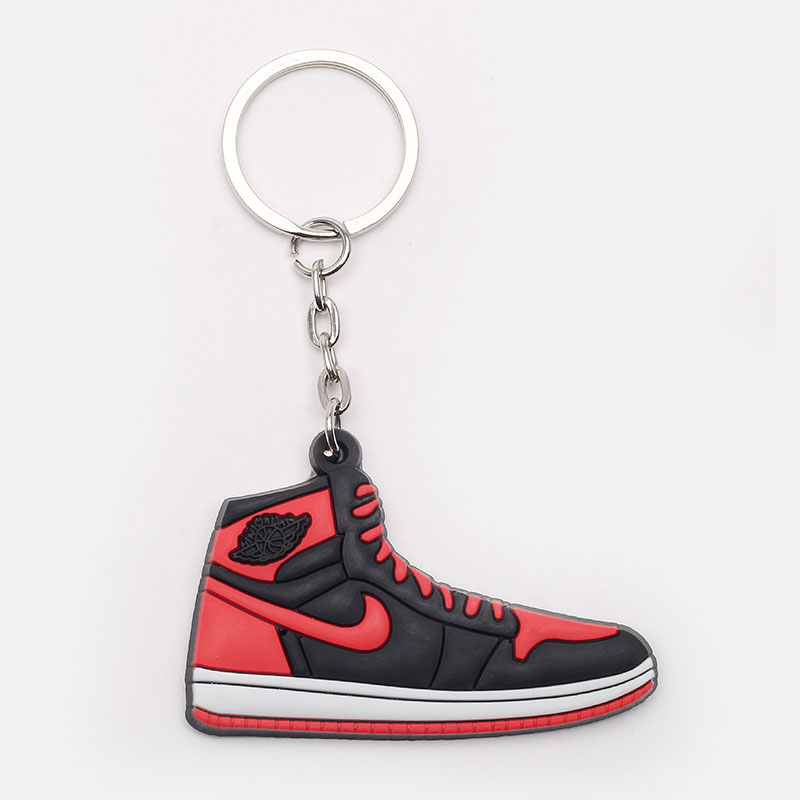 Брелок Без бренда AJ 1 (№51-AJ1-blk/red)  - цена, описание, фото 1