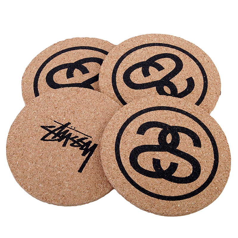  коричневые подставки Stussy SS Link Coasters 138387-brown - цена, описание, фото 3