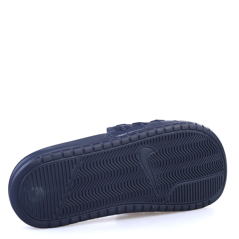 мужские синие сланцы Nike Benassi JDI QS 807909-444 - цена, описание, фото 4