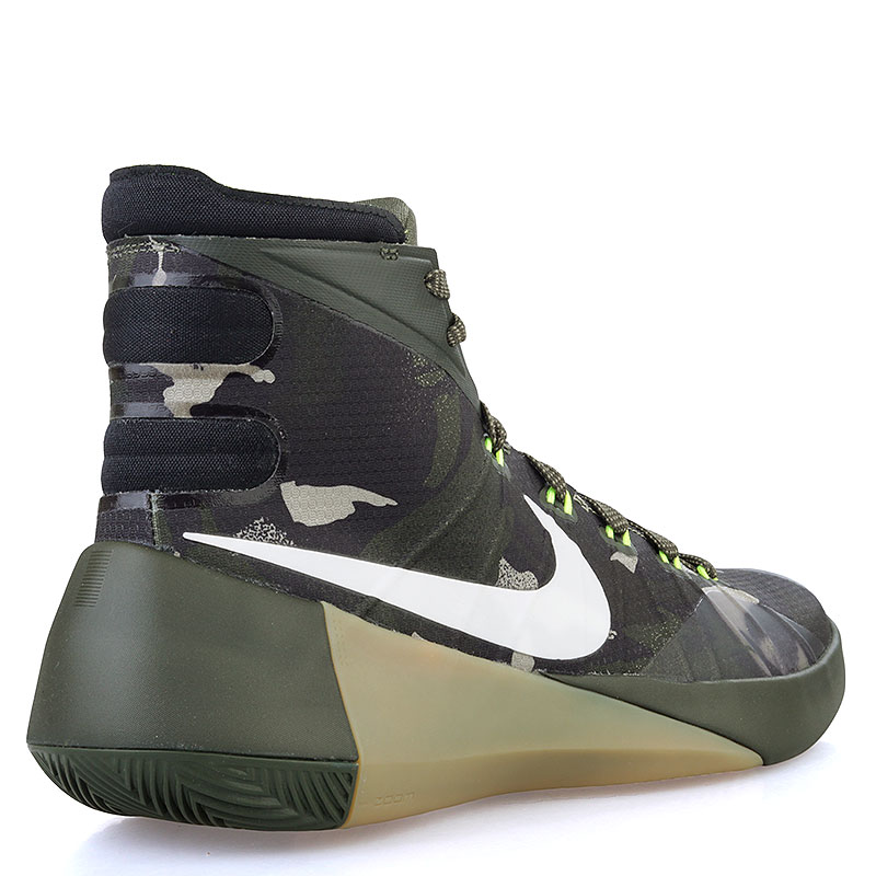 мужские зеленые баскетбольные кроссовки Nike Hyperdunk 2015 749567-313 - цена, описание, фото 2