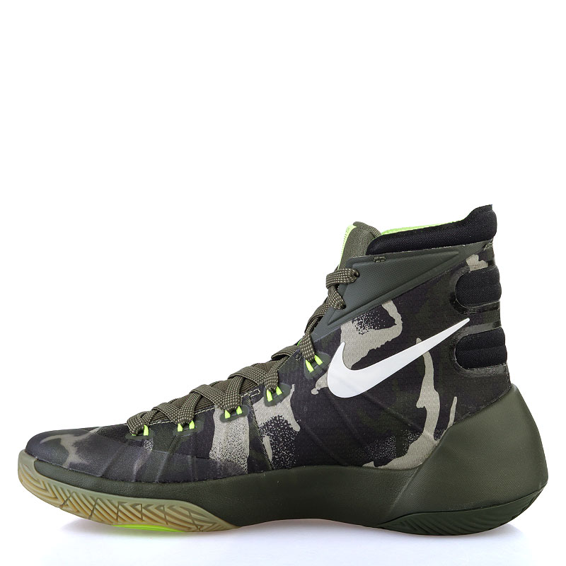 мужские зеленые баскетбольные кроссовки Nike Hyperdunk 2015 749567-313 - цена, описание, фото 3