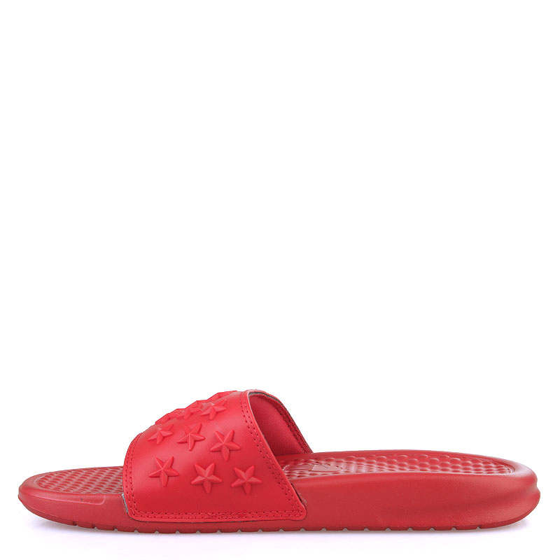 мужские красные сланцы Nike Benassi JDI QS 807909-666 - цена, описание, фото 3