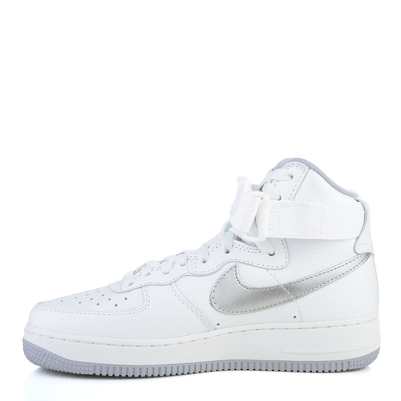 мужские белые кроссовки Nike Air Force 1 Hi Retro QS 743546-101 - цена, описание, фото 3