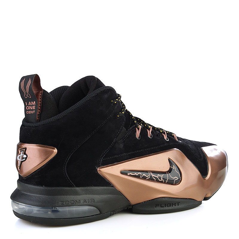 мужские черные баскетбольные кроссовки Nike Zoom Penny VI 749629-001 - цена, описание, фото 2