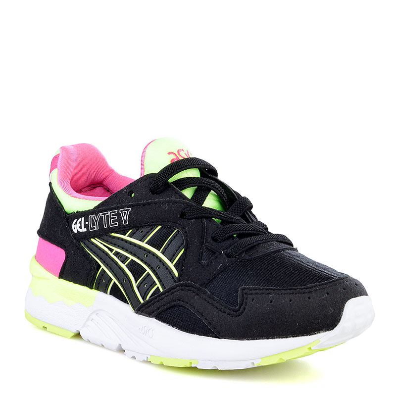 

Кроссовки ASICS Tiger Gel-Lyte V PS, Чёрный;белый;салатовый;жёлтый;розовый