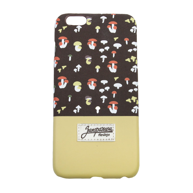 Чехол iphone 6+ Запорожец heritage Грибочки (Грибочки-brwn/snd)  - цена, описание, фото 1