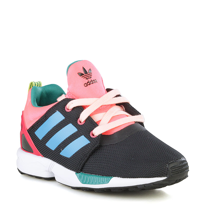 

Кроссовки adidas Originals ZX Flux, Чёрный;розовый;белый;синий;зелёный