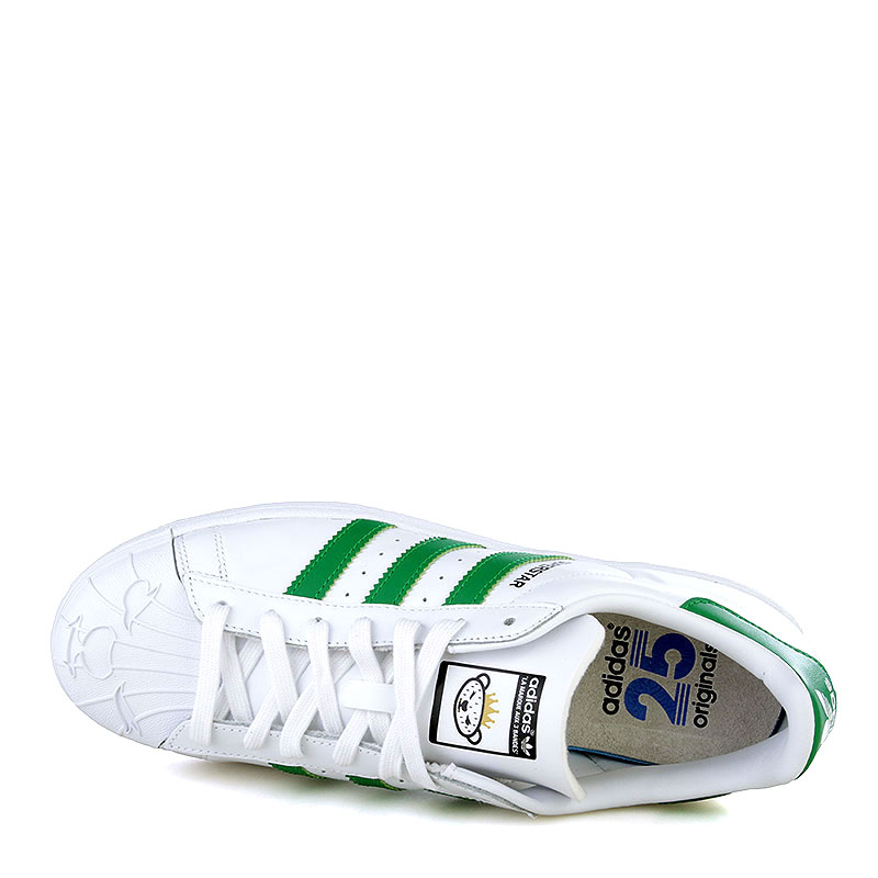мужские белые кроссовки adidas Superstar Nigo Bearfoot S83385 - цена, описание, фото 5