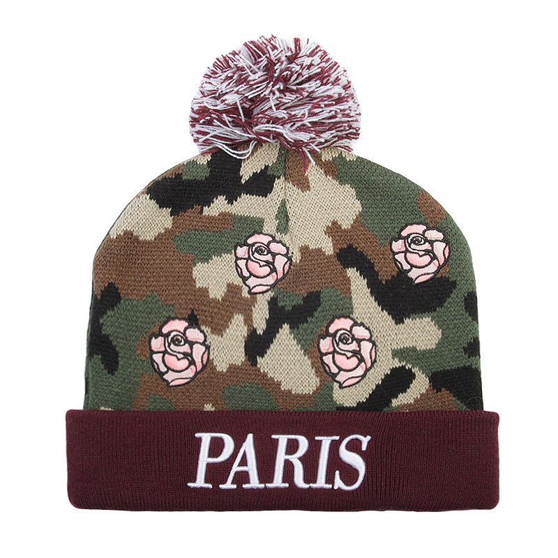 

Шапка Cayler & sons La Parisien, Камуфляж;бордовый