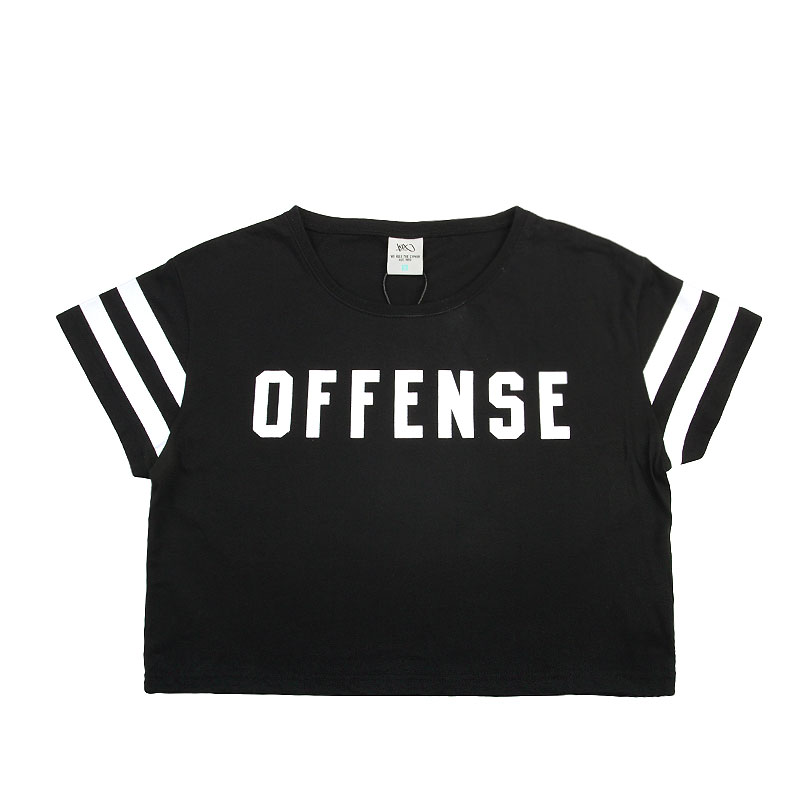 

Футболка K1x wmns WMNS Offense Crop Tee, Черный;белый