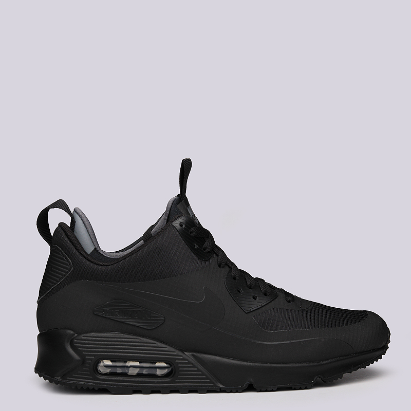 мужские черные ботинки Nike Air Max 90 Mid WNTR 806808-002 - цена, описание, фото 2