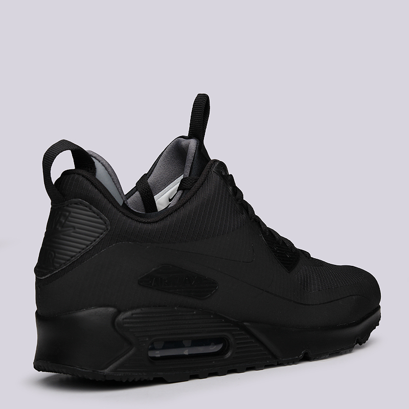 мужские черные ботинки Nike Air Max 90 Mid WNTR 806808-002 - цена, описание, фото 3