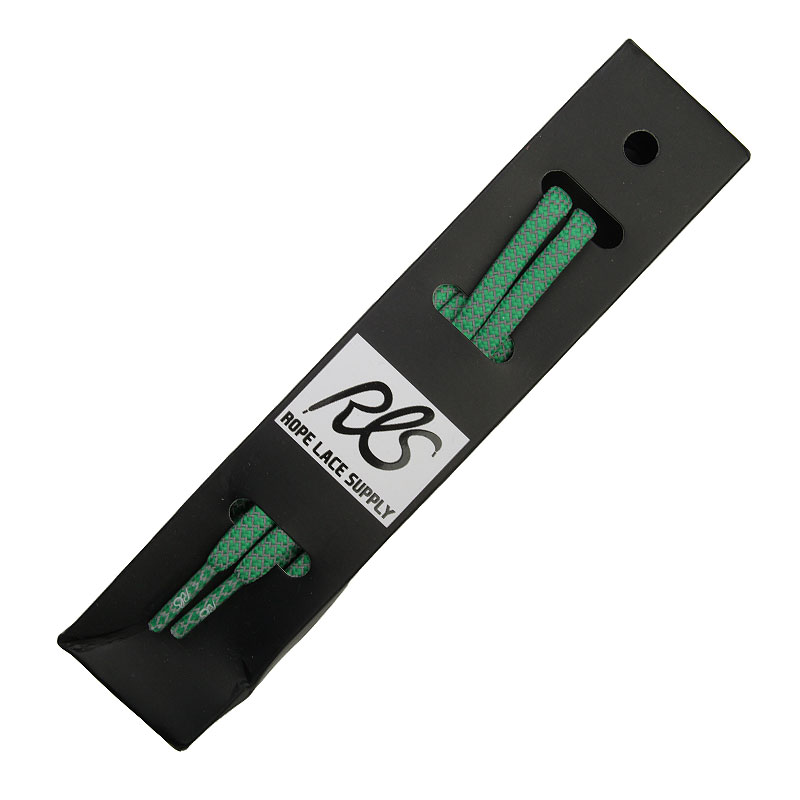 

Шнурки Rope Lace Supply 3M Reflective Laces, Зелёный;серый