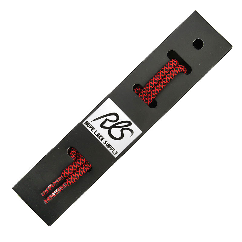  черные шнурки Rope Lace Supply Roshe Laces Black/red 48 кругл - цена, описание, фото 1