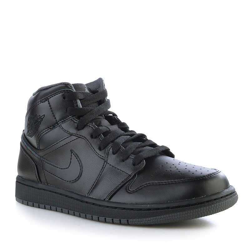

Кроссовки Air Jordan 1 Mid, Черный