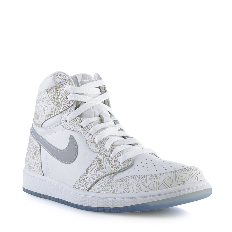 

Кроссовки Air Jordan 1 Retro High OG Laser, Белый