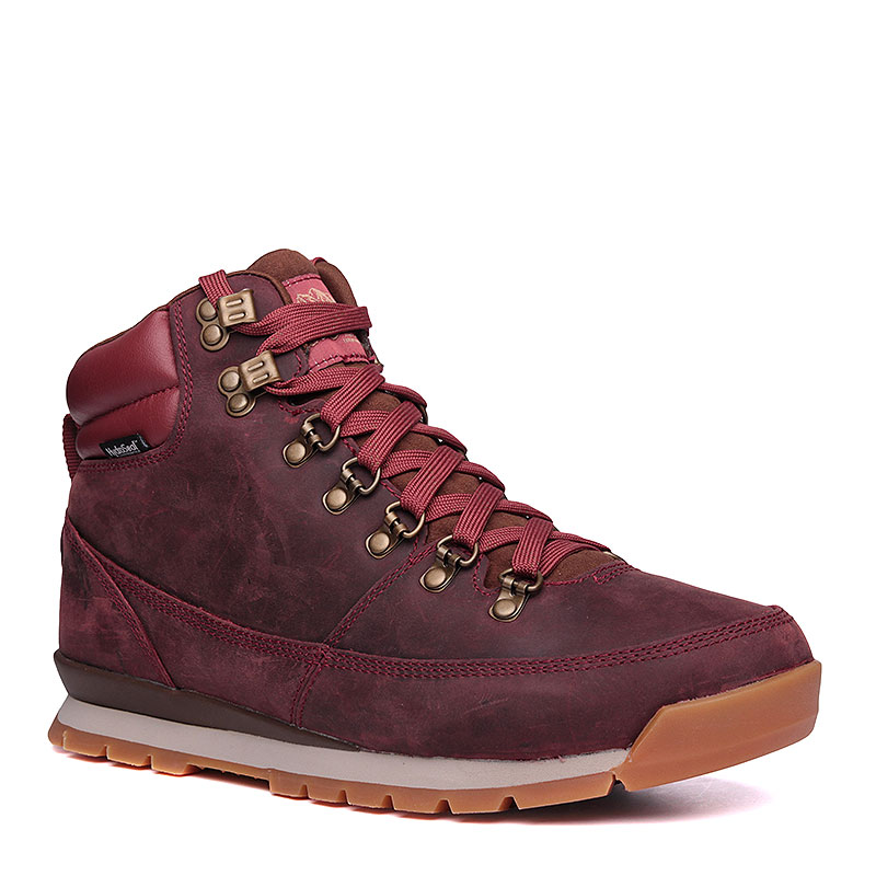 мужские бордовые ботинки The North Face Back-to-Berkeley Redux Leather T0CDL0DRV - цена, описание, фото 1