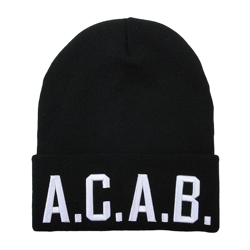  черная шапка True spin ACAB Acab/black - цена, описание, фото 1
