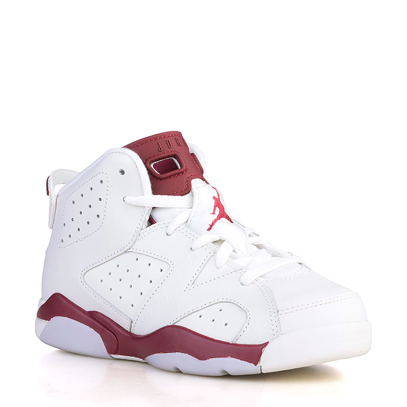 

Кроссовки Air Jordan VI Retro BP, Белый;бордовый