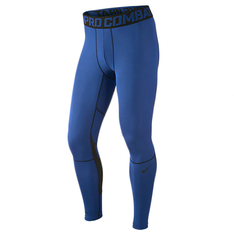 мужские синие брюки Nike Hypercool Tight 636157-480 - цена, описание, фото 1