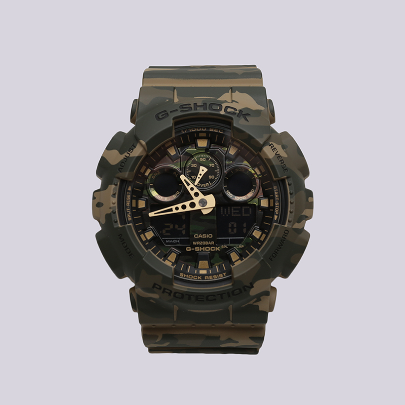   часы Casio G-Shock GA-100CM GA-100CM-5A - цена, описание, фото 1