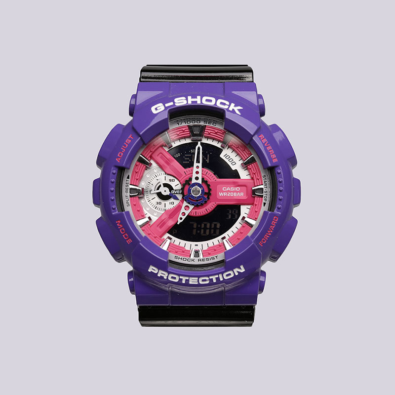 

Часы Casio, Фиолетовый;малиновый;чёрный, G-Shock GA-110NC
