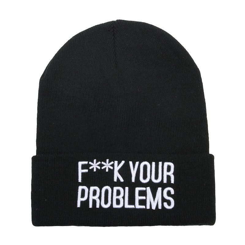  черная шапка True spin F_ck Your Problems F_ck-black - цена, описание, фото 1
