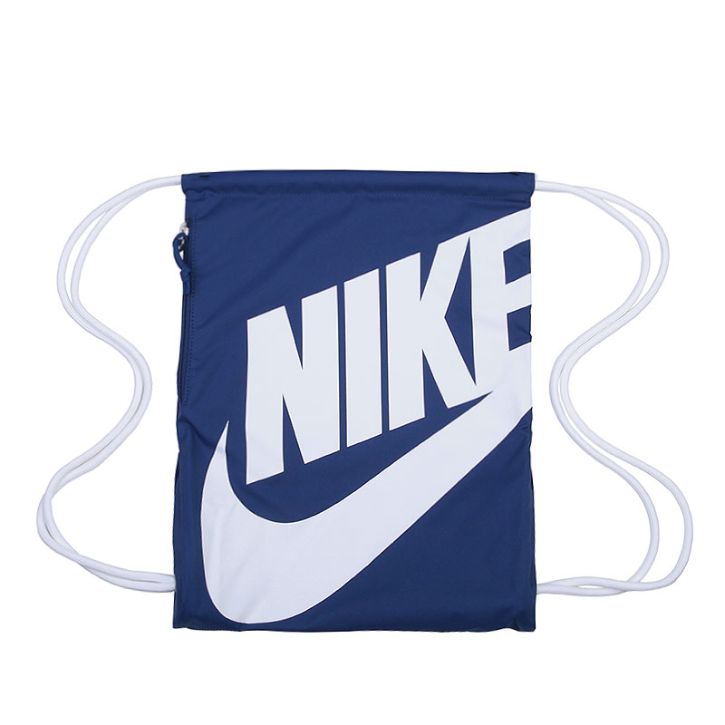  синий мешок Nike Heritage Drawstring Backpack BA5128-411 - цена, описание, фото 1