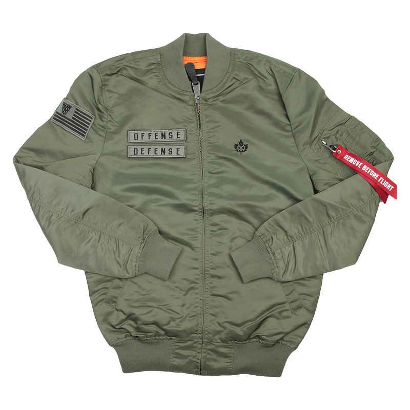 мужская зеленая куртка K1X X ALPHA MA 1 Jacket 4153-1100/3343 - цена, описание, фото 1