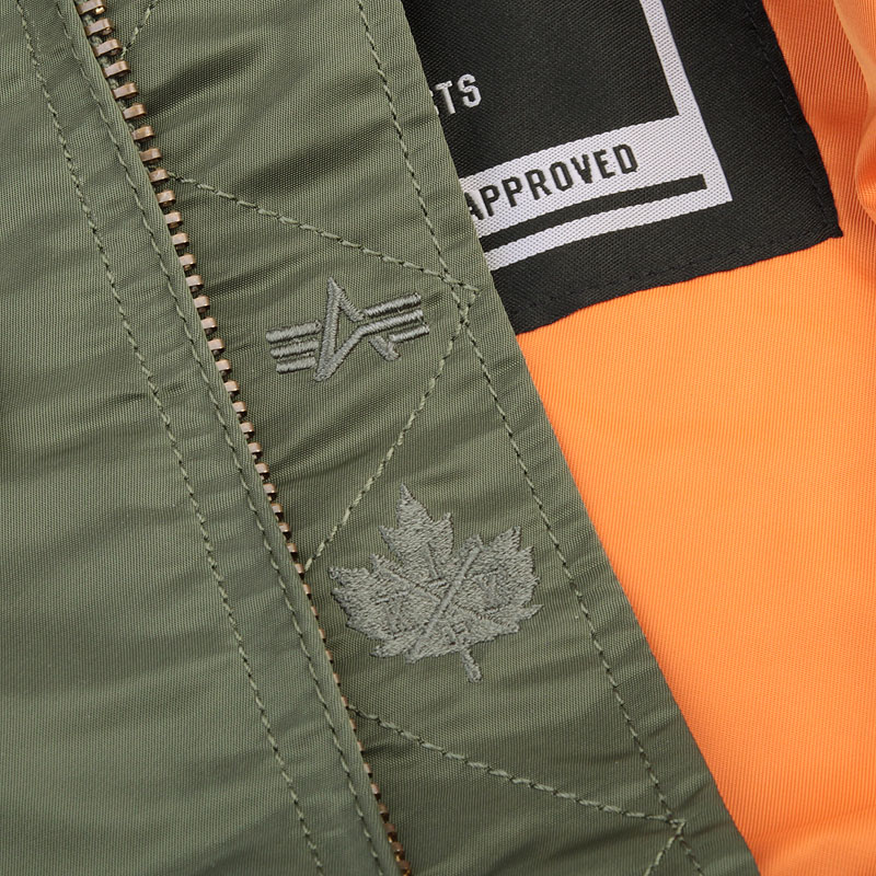 мужская зеленая куртка K1X X ALPHA MA 1 Jacket 4153-1100/3343 - цена, описание, фото 3