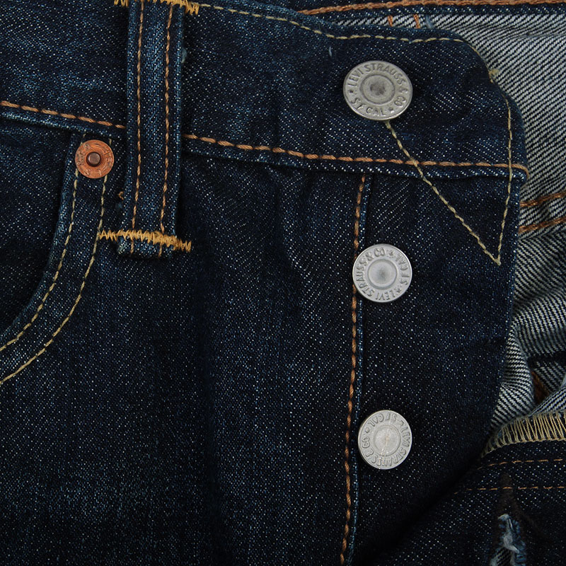 мужские синие джинсы Levi`s 501 CT 1817300300 - цена, описание, фото 2