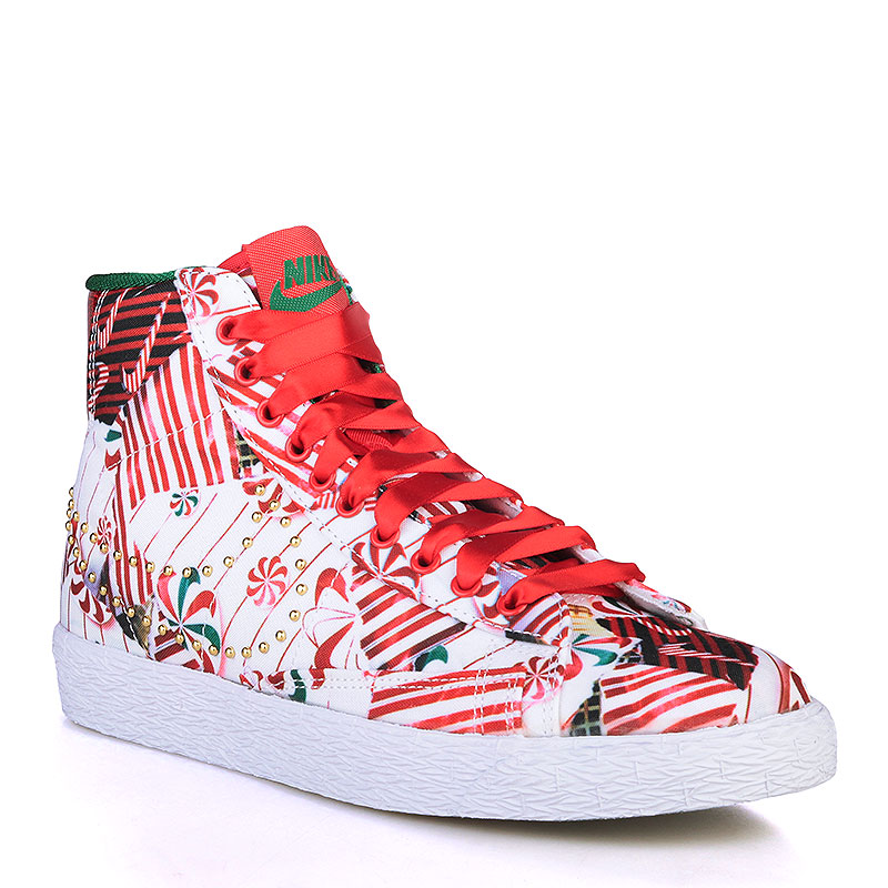 

Кроссовки Nike Sportswear WMNS Blazer Mid QS, Белый;красный;зелёный