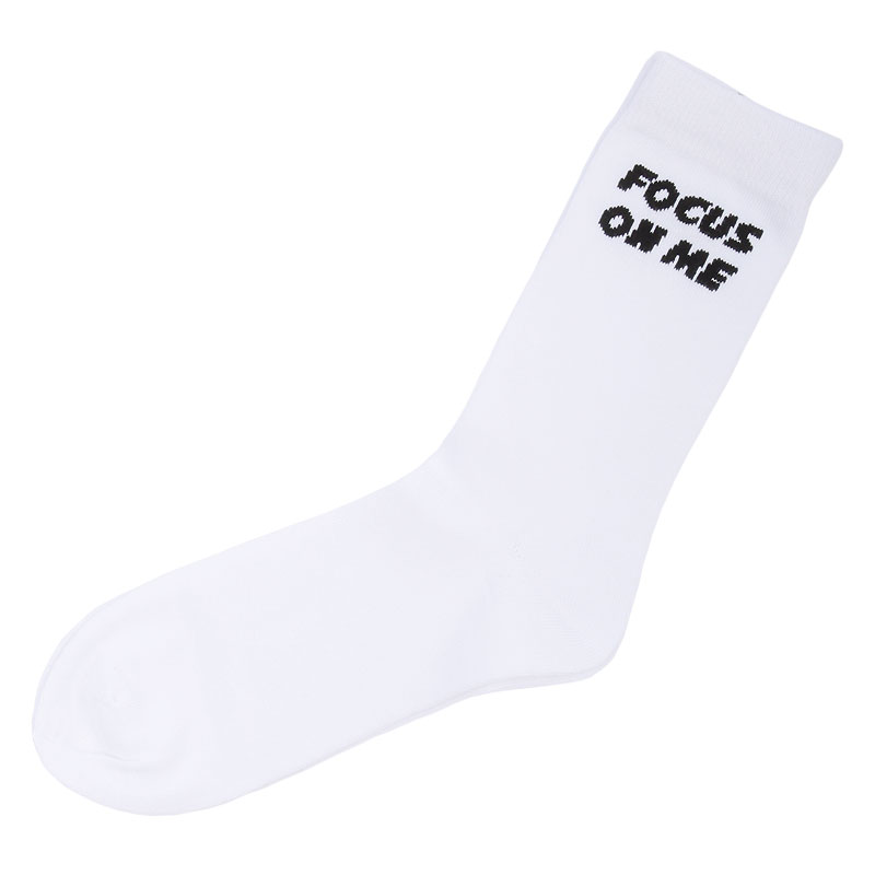 мужские белые носки LECHARLATAN Focus on me LC001-002FOC - цена, описание, фото 1