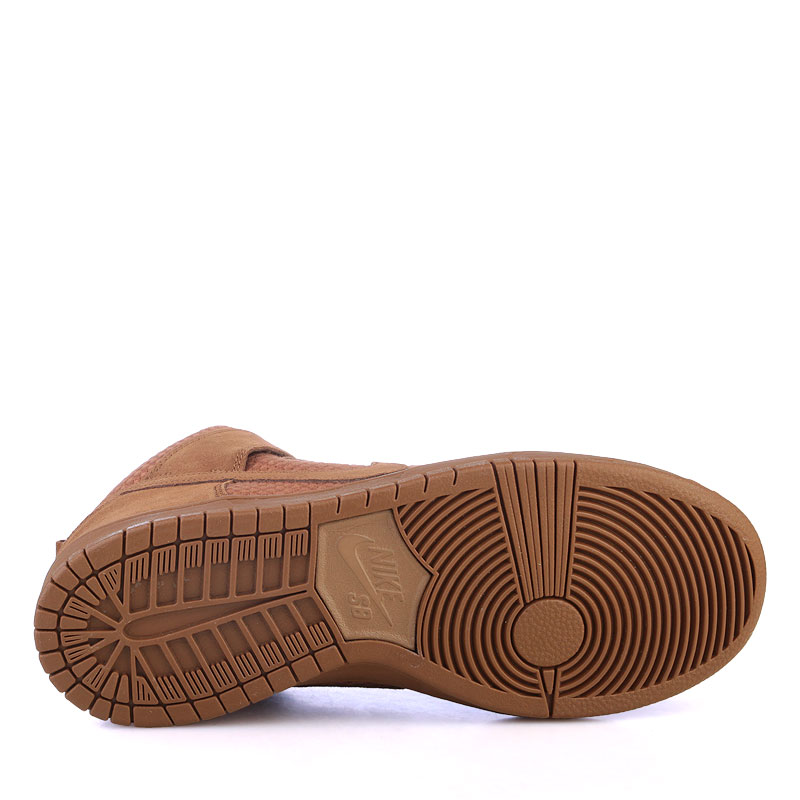 мужские коричневые кроссовки Nike SB Dunk High Premium SB 313171-227 - цена, описание, фото 4
