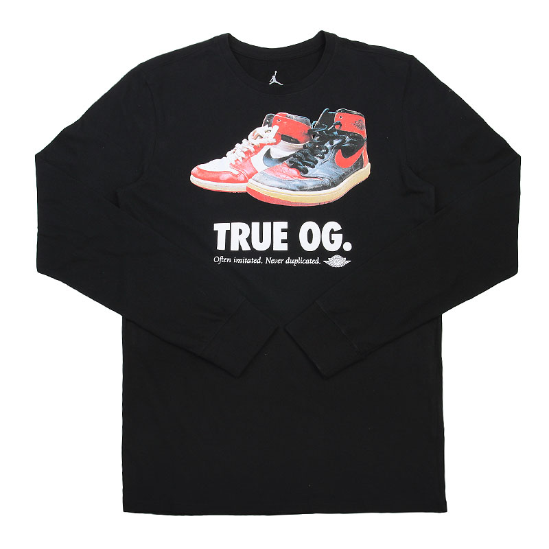

Лонгслив Jordan True OG, Черный