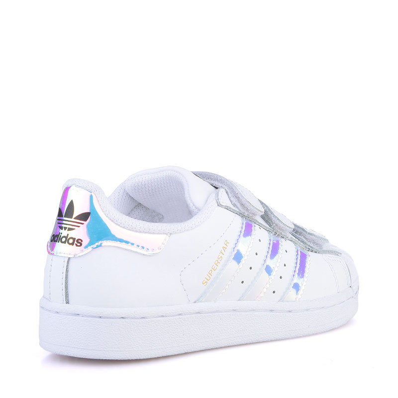 детские белые кроссовки adidas Superstar CF AQ6279 - цена, описание, фото 2