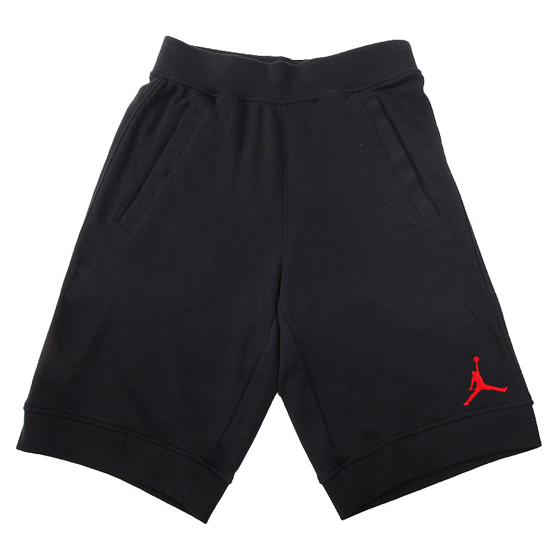 мужские черные шорты Jordan Fleece Short 642453-013 - цена, описание, фото 1