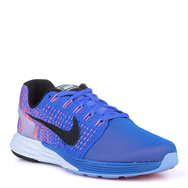 женские синие кроссовки Nike WMNS Lunarglide 7 Flash 803567-408 - цена, описание, фото 1
