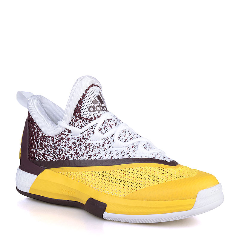 мужские желтые баскетбольные кроссовки adidas Crazylight Boost 2.5 Low AQ8467 - цена, описание, фото 1